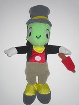 Disney Store Pinocchio Jiminy Cricket 9&quot; Plush Bean Bag Stuffed Animal - £7.09 GBP