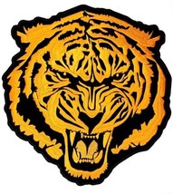 Baron Tiger Iron On Sew On Embroidered Patch 8 1/4&quot;X 9 3/4&quot; - $27.99