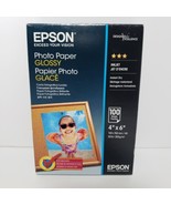 Epson Premium Photo Paper Glossy, Borderless, 4&quot; x 6&quot;, 100 sheets - £9.89 GBP