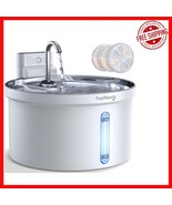 Wireless Cat Water Fountain with 3.5L Capacity &amp; Battery Separation Safety - $63.35
