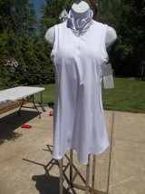 NWT VOGO WHITE TENNIS/ALTHLETIC ZIP DRESS M - $17.99