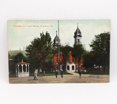 Franklin PA Venago Co Court House Postcard Posted 1912 Vintage - £12.36 GBP