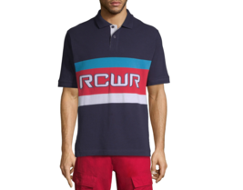 Nwt Rocawear Msrp $54.99 Men&#39;s Navy Blue Short Sleeve Polo Shirt Size Xl - £13.36 GBP