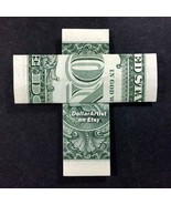 CROSS Money Origami - Dollar Bill Cash Religious Symbol - $4.52 CAD