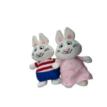 Max &amp; Ruby set Aurora Bunny Stuffed Animal 14300 &amp; 14301 Plush 7.5&quot; - £11.00 GBP