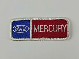 Vintage Ford Mercury Dealer Service Parts Uniform Hat Patch Blue/Burgandy - £6.22 GBP