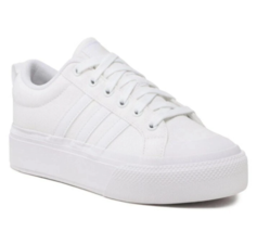 adidas Bravada 2.0 Size 8.5 Platform Women&#39;s IE2309 White Sneakers Skate... - $42.74