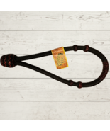 Western Bosal Rawhide Core Black and Red Horse Size by Cowboy Pro NEW - $49.99