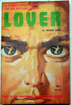 LOVER Andrew Shaw (Lawrence Block) Nightstand 1551 men&#39;s erotica GGA sleaze 1962 - £18.50 GBP