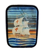 Sharps St George Ships Antique Toffee Candy Tin Nautical c1950s Collecti... - $50.38 CAD