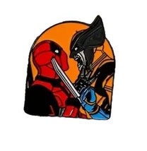 Deadpool &amp; Wolverine Metal Enamel Pin - New Metal Brooch Pin - Marvel &amp; ... - £4.51 GBP