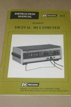 BK precision 283 Digital Multimeter Instruction Operating Guide Manual - £19.24 GBP