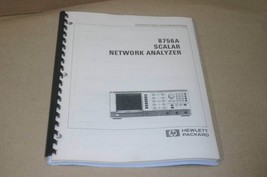 Hewlett Packard HP 8756A Scalar Network Analyzer Operating User Guide Manual - £21.92 GBP