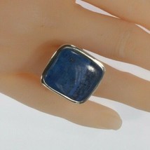 Beautiful Sterling Silver Lapis Lazuli Ring Sz 8.50 - £134.58 GBP