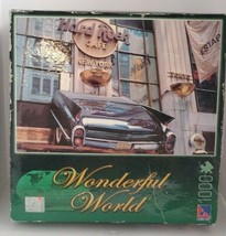 Sure-Lox Wonderful World Hard Rock Cafe, NY 1000 Piece Jigsaw Puzzle NEW... - $9.49