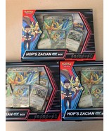 Pokemon TCG Hop&#39;s Zacian ex Box Sealed Brand New Lot of 3 - $90.00