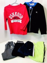 Boys Size 4 Mixed Brands Fall Clothing Lot Of 6 Jacket Fleece Pants Long... - $15.95