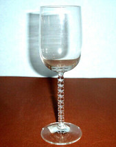 Kate Spade Lenox Plum Island Crystal Goblet Segmented Stem 9 oz Germany New - $18.71