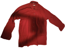 Georg Roth of Germany Classic Red Solid Long-Sleeve Button-Up Shirt (Siz... - £63.94 GBP