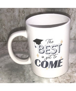 The Best Is Yet To Come 4 1/4”H x 3 1/2”W Oversized Coffee Mug Cup-NEW-S... - $19.68