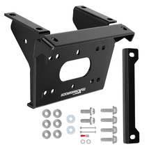 Heavy-Duty Steel Winch Mount Plate Bracket for 2016-UP 1000 Mule PRO-DXT/DX UTV - $71.44