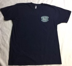 American Apparel Greenport Harbor Whale Brewing Co T Shirt Mens Black XL - $29.69