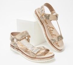 Sam Edelman Leather Animal Print Sport Sandals - Annalise - £30.93 GBP+