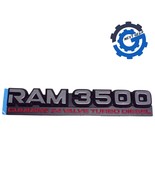 OEM Mopar Fender Nameplate Cummins 24 Valve Turbo 1998-2002 RAM 3500 552... - $2,532.10 MXN
