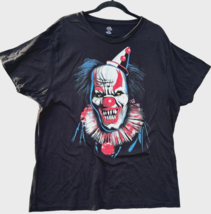 Way To Celebrate Men&#39;s Halloween Scary Clown Graphic Tee, Black Size XL(... - $479.50 MXN