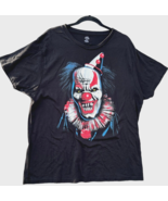 Way To Celebrate Men&#39;s Halloween Scary Clown Graphic Tee, Black Size XL(... - $479.50 MXN