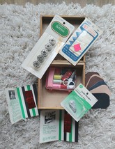 Pier One Reed Sewing Box &amp; Sewing Supplies Vintage Notions Sewing Kit - £10.21 GBP