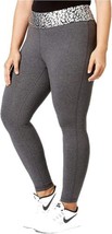 Material Girl Womens Active Plus Size Waist Crackle Printed Yoga Leggings,2X - £23.40 GBP