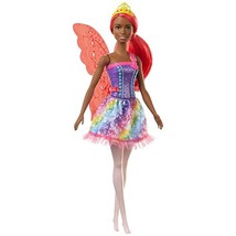 Barbie Dreamtopia Fairy Doll, 12-inch, with Pink Hair, Light Pink Legs &amp;... - £7.78 GBP