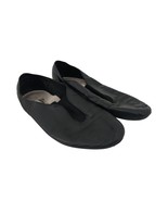 Danznmotion Jazz Dance Shoes Slip Sole Black Leather Size 7 M Womens - $11.30