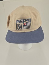 New Dead Stock Vintage Pepsi USA Cola Soda Dealer Give Away Prize Award Cap Hat - $13.92