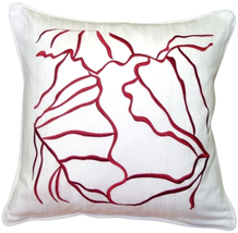 Summer Breeze Red 20x20 Throw Pillow, Complete with Pillow Insert - £41.27 GBP