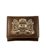 Garrett Irish Coat of Arms Rustic Leather Wallet - $474.03 MXN