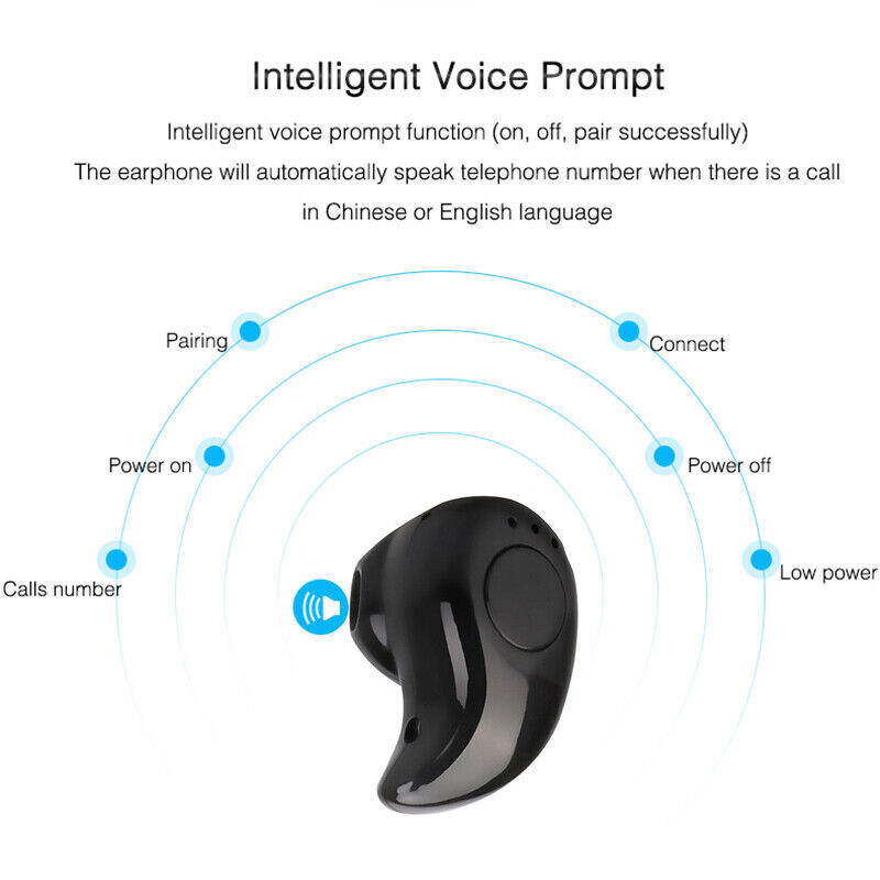 Bluetooth 5.1 Wireless In-Ear Earbud,1 Piece Earphone Stereo Headphone - NEW Item image 2