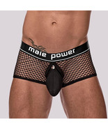 MALE POWER COCK PIT FISHNET MINI SHORT BLACK - $35.19 CAD