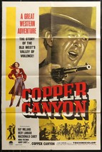 Copper Canyon Original One Sheet Movie Poster- 1962 WESTERN - £76.69 GBP