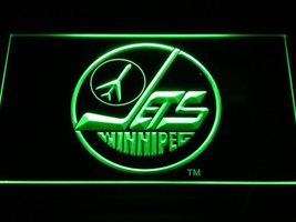 Winnipeg Jets Ice Hockey LED Neon Sign home decor craft fans gift - £20.77 GBP+