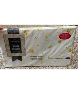 Vintage Cannon Grand Manner Floral sheet 54x75 double fitted Sealed - $469.00 MXN