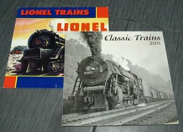 LIONEL &amp; Classic Trains 2011 Wall Calendar Lot Hudson Steam Santa Fe Berkshire - £15.97 GBP