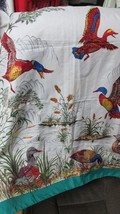 &quot;&quot;DUCKS FLYING &amp; SWIMMING IN POND&quot;&quot; - VINTAGE SCARF - £6.96 GBP
