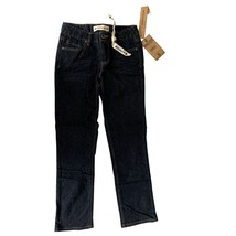 New Ruff Hewn Black Jeans Girls Size 12 R Straight Leg Rinse Wash - $12.86