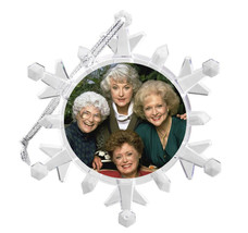 The Golden Girls Snowflake Multi Color Blinking Holiday Christmas Tree Ornament - £12.90 GBP