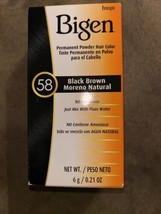 Bigen Hair Color 58 Black-Brown - 0.21 oz. - £6.17 GBP