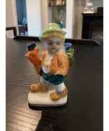 Antique Small Figurine of Young Boy  Made in Occupied Japan 3” - $49.49