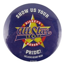 Disney All Star Sports Resort Show us Your Pride Exclusive Button 3&quot; - $6.79