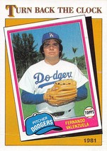 1986 Topps #401 Fernando Valenzuela Los Angeles Dodgers ⚾ - £0.69 GBP
